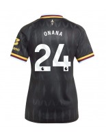 Aston Villa Amadou Onana #24 Venkovní Dres pro Dámské 2026-27 Krátký Rukáv